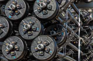 Trailer Wheel and Axle