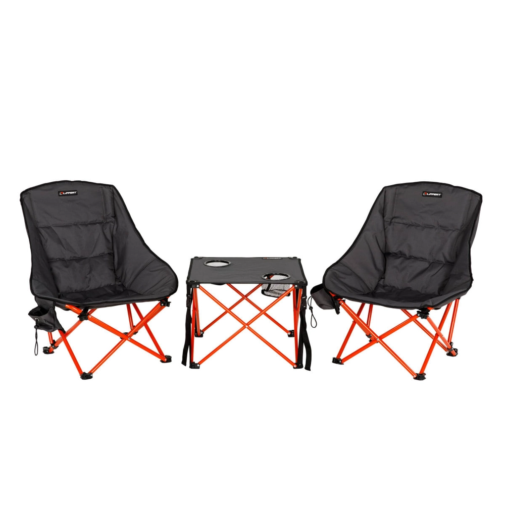 Lippert Baja™ Overlanding Chair & Table Set - Dark Grey