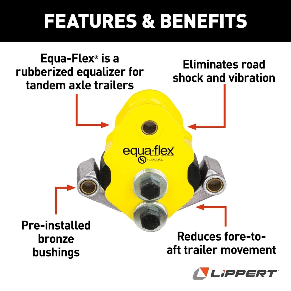 Lippert Equa-Flex® Rubberized Equalizer Tandem Axle Kit for