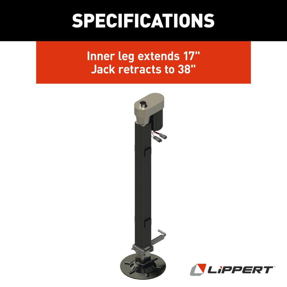 Lippert Ground Control 3.0 Hall Effect Front Jack - Left or