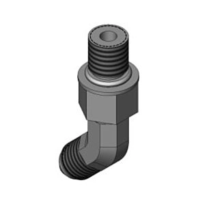 1/4&quot; Hydraulic Fitting - 45° Elbow (6802-04-04)