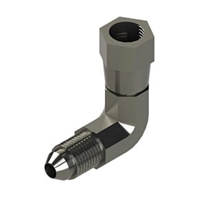 1/4” Hydraulic Fitting - Swivel 90° Elbow (6500-04-04)