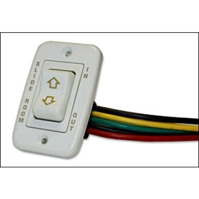 Slide-Out Electric Switch Assembly - Almond