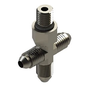 1/4&quot; Hydraulic Fitting - Cross (6850-04-04-04-04)