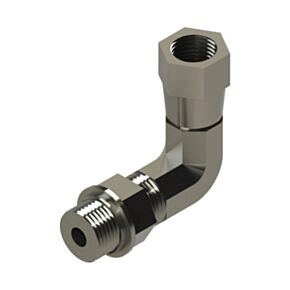 Lippert 1/4&quot; Swivel 90° Elbow Hydraulic Leveling System Fitting #6809-04-04