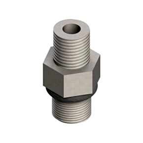 1/4&quot; to 1/8&quot; Hydraulic Fitting - Straight Reducer (6401-04-02)