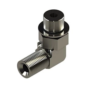 1/4&quot; to 1/8&quot; Hydraulic Fitting - 90° Elbow Reducer (6806-04-02)