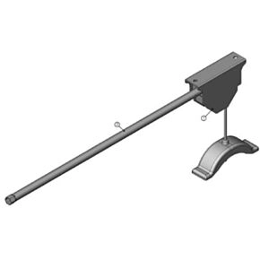 Lippert Spare Tire Offset Winch Assembly with 25&quot; Extension