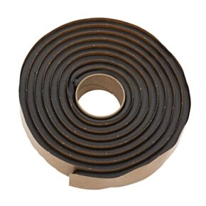 QTDG 3/8&quot; x 1&quot; x 10&#039; Trim Grade Tape, Dark Gray (Case of 16)