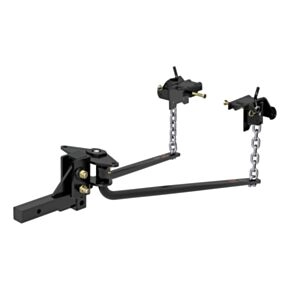 CURT Round Bar Weight Distribution Hitch with Integrated Lubrication (8-10K) #17052