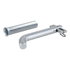 CURT 1/2&quot; Swivel Hitch Pin with 5/8&quot; Adapter (1-1/4&quot; or 2&quot; Receiver, Zinc, Packaged) #21561
