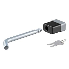 CURT 1/2" Hitch Lock (1-1/4" Receiver, Deadbolt, Chrome) #23020
