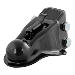 CURT 2-5/16&quot; Channel-Mount Coupler with Easy-Lock (14,000 lbs, Black) #25330