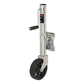 CURT Marine Jack with 8&quot; Wheel (1,500 lbs, 10&quot; Travel, Packaged) #28116