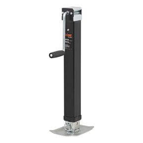 CURT Direct-Weld Square Jack with Side Handle (8,000 lbs, 15" Travel) #28575