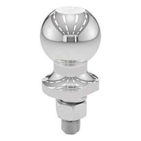 CURT 2&quot; ATV Tow Ball - Lawn Tractor Hitch Ball (2,000 lbs., Chrome, Packaged) #40098