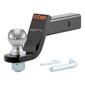 CURT Loaded Ball Mount with 2-5/16&quot; Ball (2&quot; Shank, 7,500 lbs., 4&quot; Drop) #45042