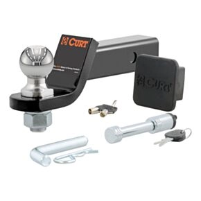 CURT Towing Starter Kit with 2&quot; Ball (2&quot; Shank, 7,500 lbs, 2&quot; Drop) #45534