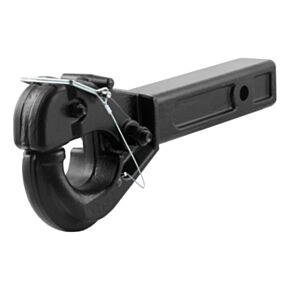 CURT Receiver-Mount Pintle Hook (2&quot; Shank, 20,000 lbs. Max, 2-1/2&quot; Lunette Rings) #48004
