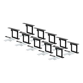 CURT Easy-Mount Wiring Brackets for 4 or 5-Way Flat (2&quot; Receiver, 10-Pack) #58001010