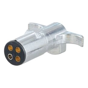 CURT 4-Way Round Connector Plug (Trailer Side) #58060