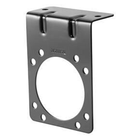 CURT Connector Mounting Bracket for 7-Way RV Blade (Black) #58290