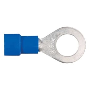 CURT Ring Terminals (16-14 Wire Gauge, 1/4&quot; Stud Size, 100-Pack) #59522