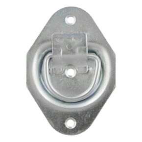 CURT 1-3/8&quot; x 1-7/8&quot; Recessed Tie-Down Ring (1,200 lbs, Clear Zinc) #83601