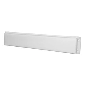 Taylor Made Hull-Saver™ Vinyl Covered Straight Dock Bumper, White (24&quot; L x 4&quot; H x 2-1/2&quot; D) #344