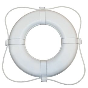 Taylor Made Vinyl Coated Foam Life Rings USCG Approved, White (20&quot;) #365