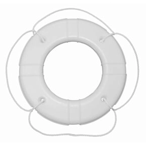Taylor Made Vinyl Coated Foam Life Rings USCG Approved, White (24&quot;) #367