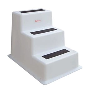 Taylor Made Triple Tread StepSafe™ Dock Step, White #47300