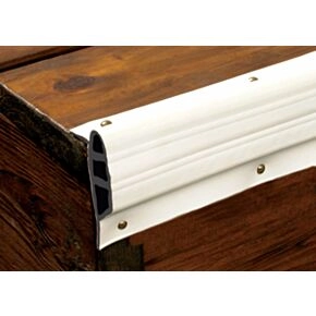 Taylor Made Dock Pro® Heavy-Duty Vinyl Dock Edging, Medium, White (3-3/4&quot; H x 10&#039; L) #46058