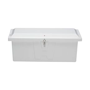 Taylor Made Stow N’ Go Low-Profile Fiberglass Dock Box, Medium (18&quot;H X 48&quot;W X 20&quot;D), White #83557