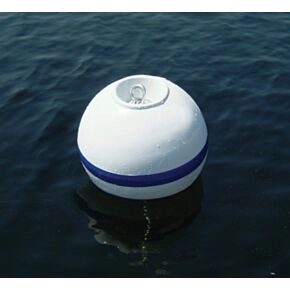 Taylor Made Sur-Moor Shackle Buoy with Rope Nest White 2-1/2&quot; Tube diameter #46818