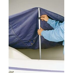 Taylor Made 3-Piece Boat Cover Support Pole, 22&quot; to 51-1/2&quot; Adjustable with Snap &amp; Crutch Tip #11981