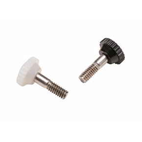 Taylor Made Bimini Hinge Thumb Screw; 1/4&quot; x 1&quot; threads, Black (pair) #11736