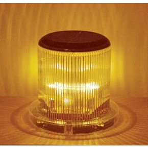 Taylor Made LED Solar Warning Light, Amber #46105