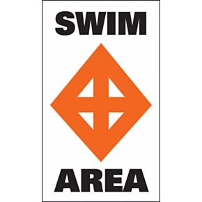 Taylor Made Sur-Mark Buoy Label - Swim Area #46185