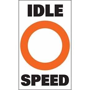 Taylor Made Sur-Mark Buoy Label - Idle Speed #46188