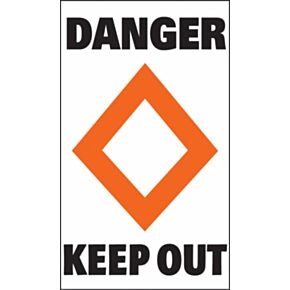 Taylor Made Sur-Mark Buoy Label - Danger Keep Out #46191