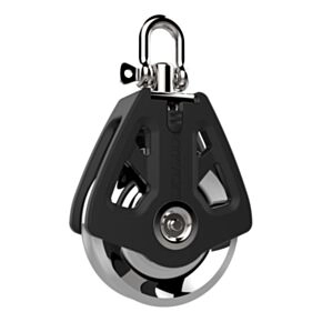 Lewmar 60mm Synchro Block Single Alloy Sheave #29926029BK