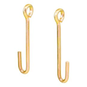 CURT Replacement SecureLatch Trailer Safety Chain Holder Hooks (2-Pack) #48551