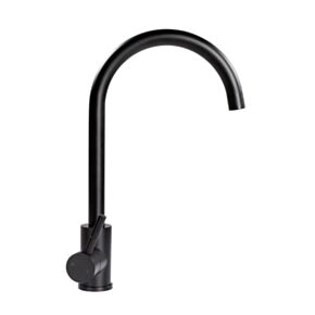 Lippert Flow Max™ Curved Gooseneck Faucet - Black Matte