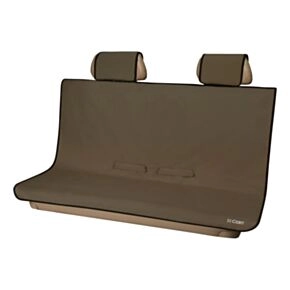 CURT Seat Defender 58&quot; x 55&quot; Removable Waterproof Brown Bench Seat Cover #18512