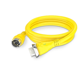 Furrion Powersmart™ 50&#039; RV Power Cord - 50A, 125/250V, Yellow #F50250-SY-AM
