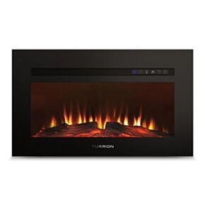 Furrion Built-In Electric RV Fireplace - Wood Platform, 30&quot; #FF30SW15A-BL