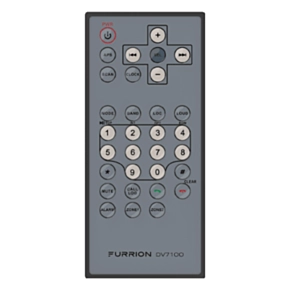 Furrion Replacement Remote Control for DV7100 Entertainment System #C-DV7100-RC