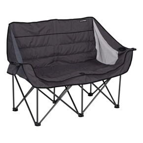 Campfire Folding Loveseat - Dark Grey