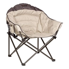 Lippert Big Bear Duotone Camping Chair - Sand with Dark Grey Accent